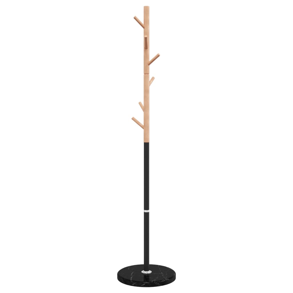 Cuier de haine, negru, 172 cm, fier vopsit electrostatic — imaginea 6