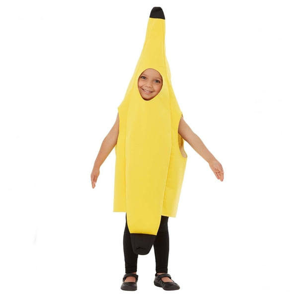 Costum fruct Banana, IdeallStore®, galben, marime universala