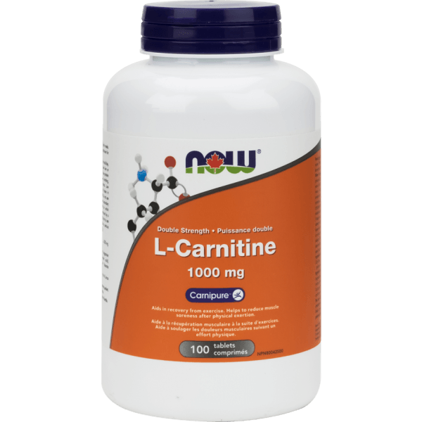 Supliment Alimenta L-Carnitine 1000 mg, 100 Tablete , marca Now Foods