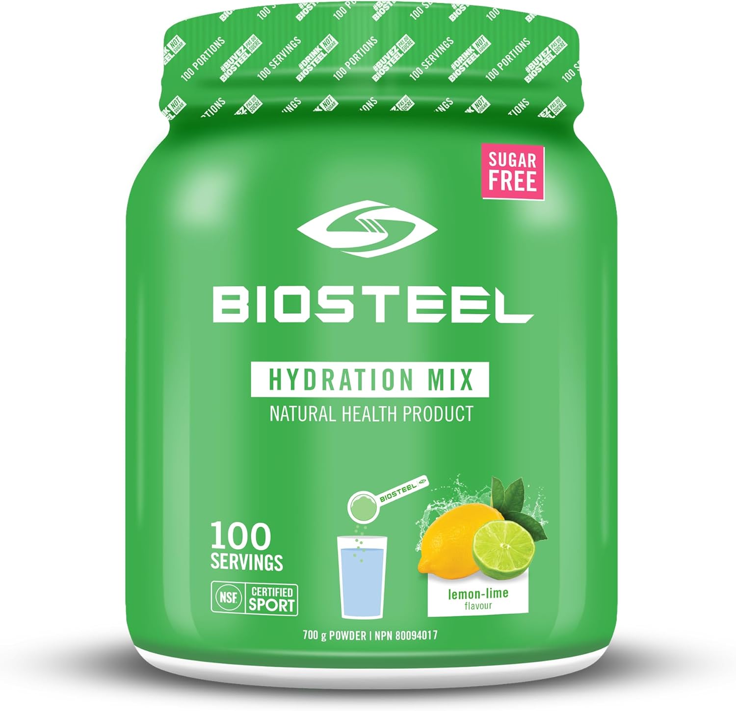 Bautura Hydratare Biosteel, Gust Lemon lime, cantitate 700g , 100 porti