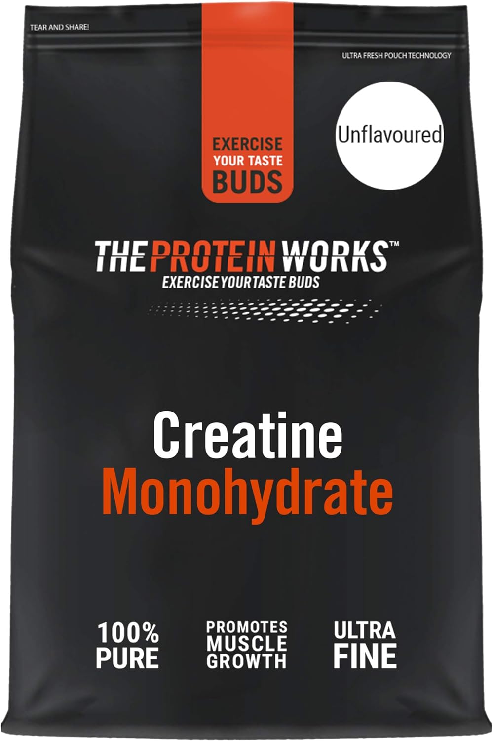 Creatina Monohydrata , Protein Works , 500 g creatina 100% pura