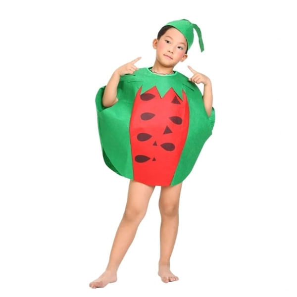 Costum fruct Pepene, IdeallStore®, verde, marime universala - 4 | YEO