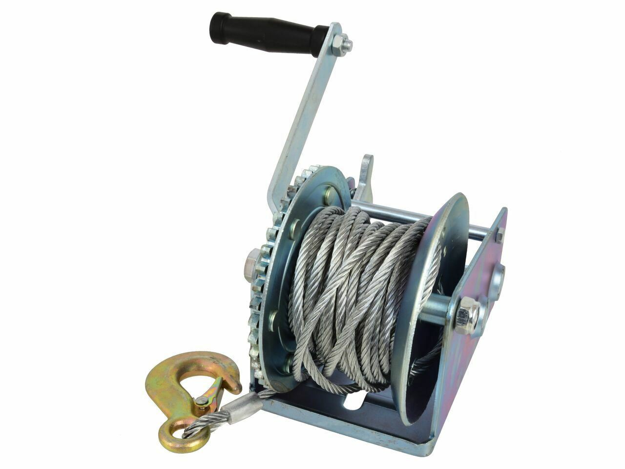 Troliu manual 2500LB/1150kg cu cablu 10m, GEKO G01082 - 4 | YEO