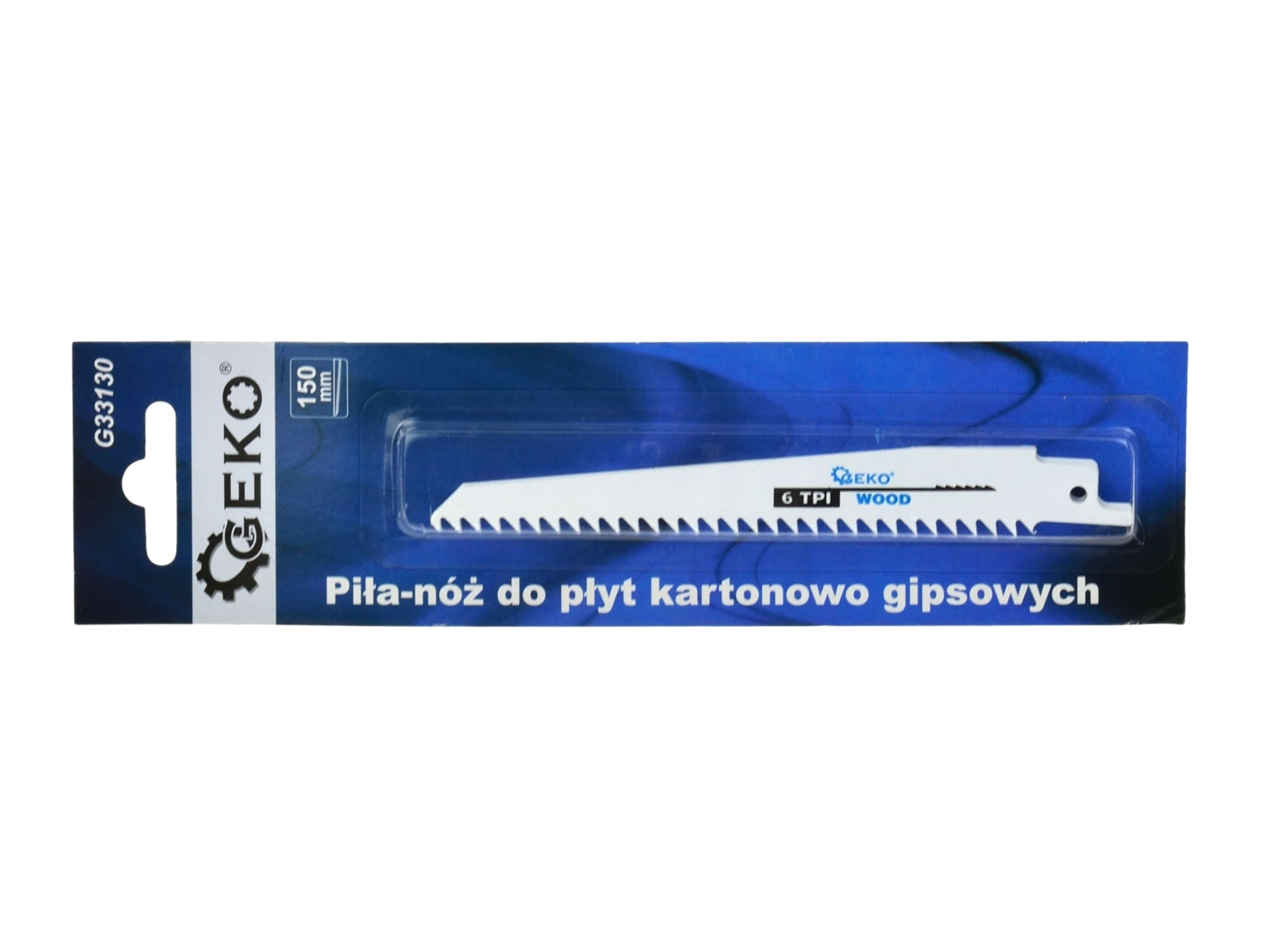 Set 5 lame pentru fierastrau 150mm 6TPI, Geko G33130 - 1 | YEO