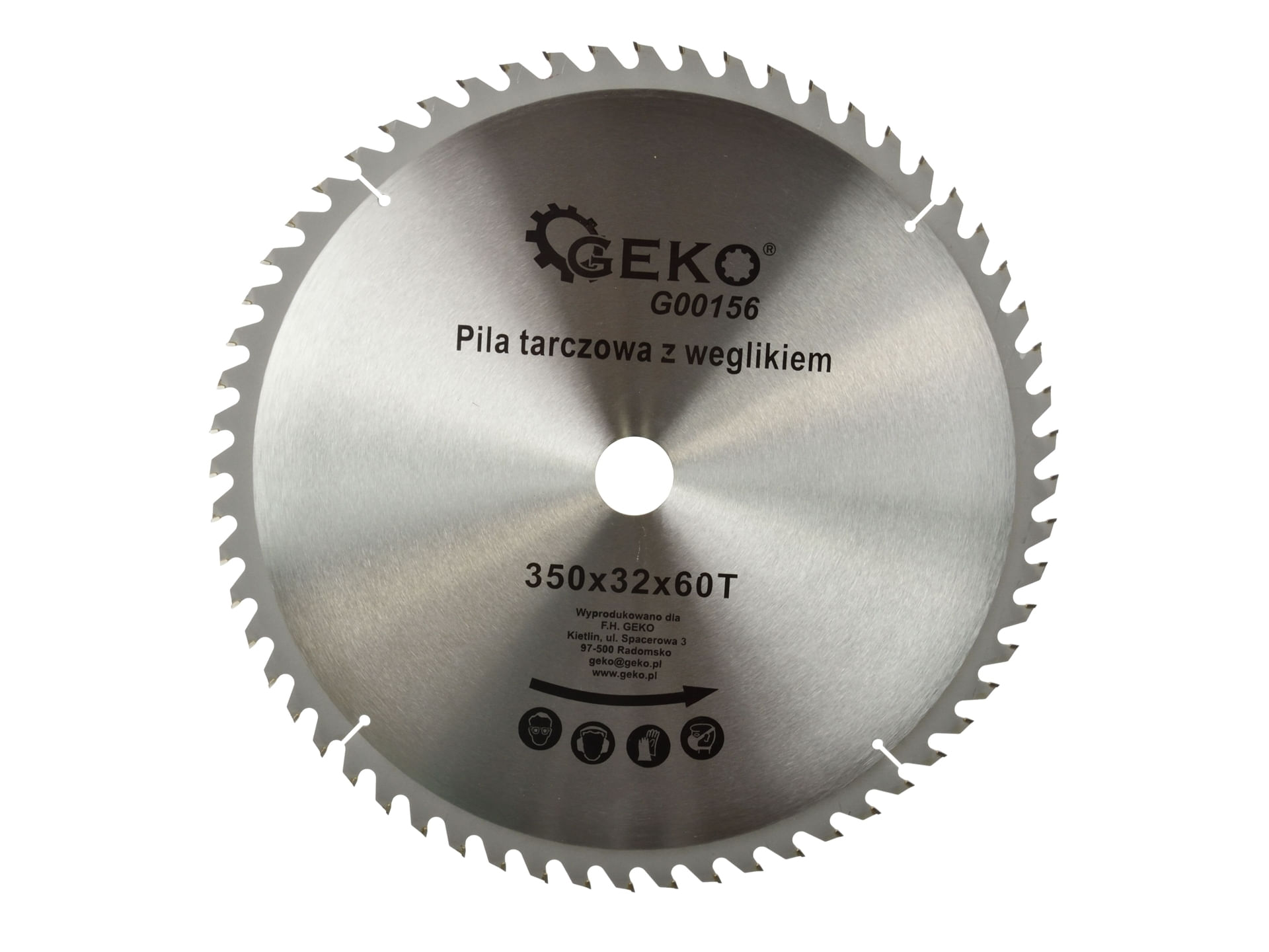 Disc pentru lemn 350x32x60T, Geko G00156