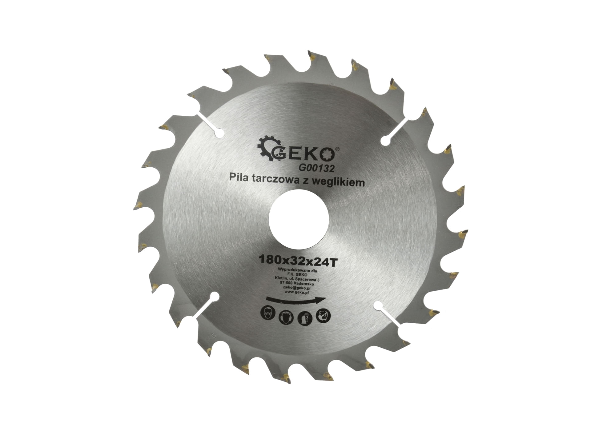 Disc pentru lemn 180x32x24T, Geko G00132