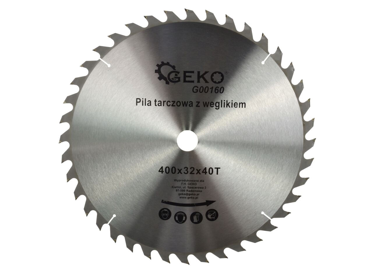 Disc circular pentru lemn 400x32x40T, Geko G00160