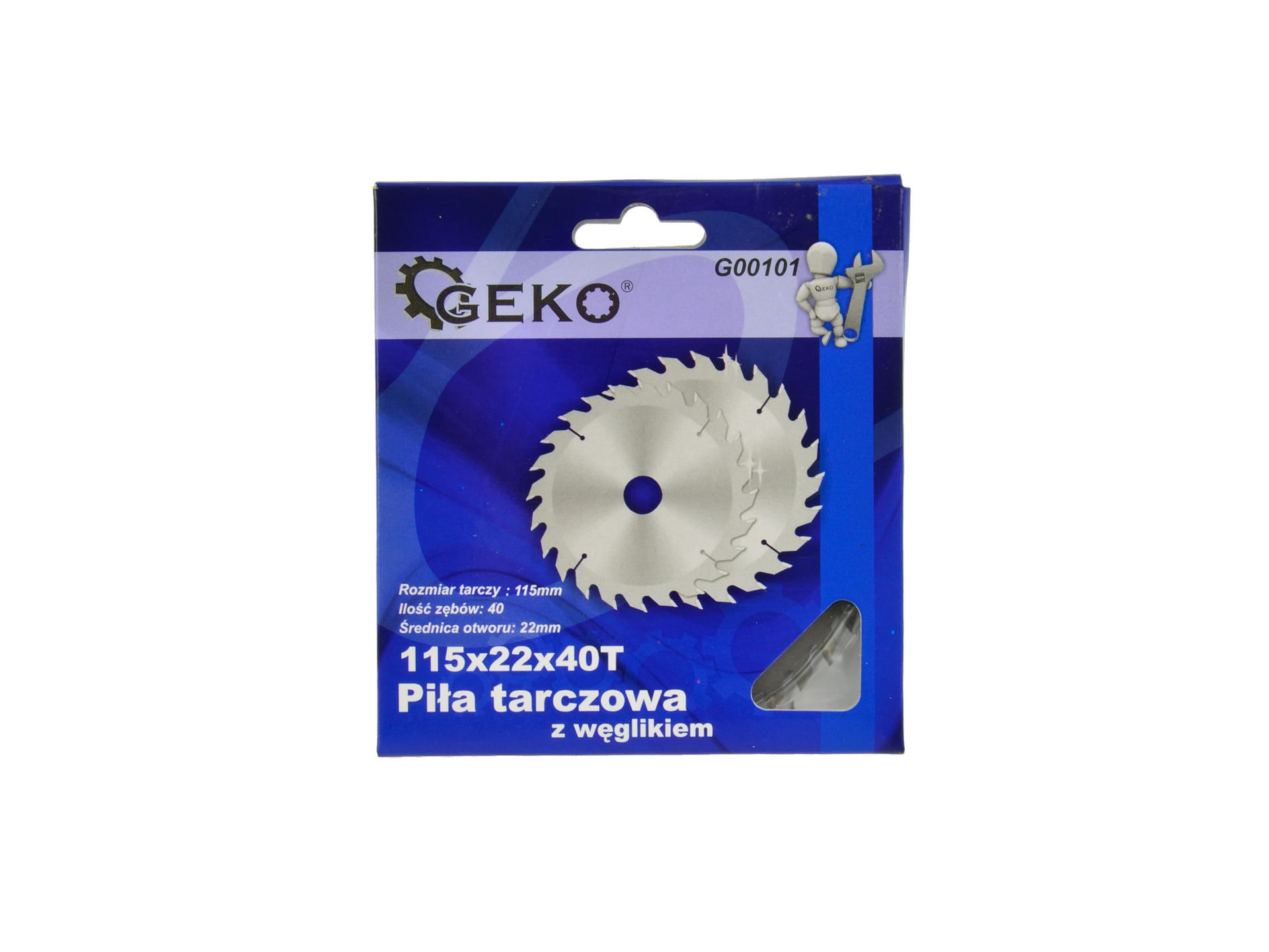 Disc circular pentru lemn 115x22x40T, Geko G00101 - 3 | YEO