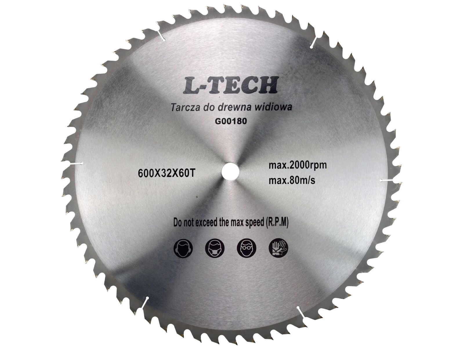 Disc pentru lemn 600x32x60T, GEKO G00180