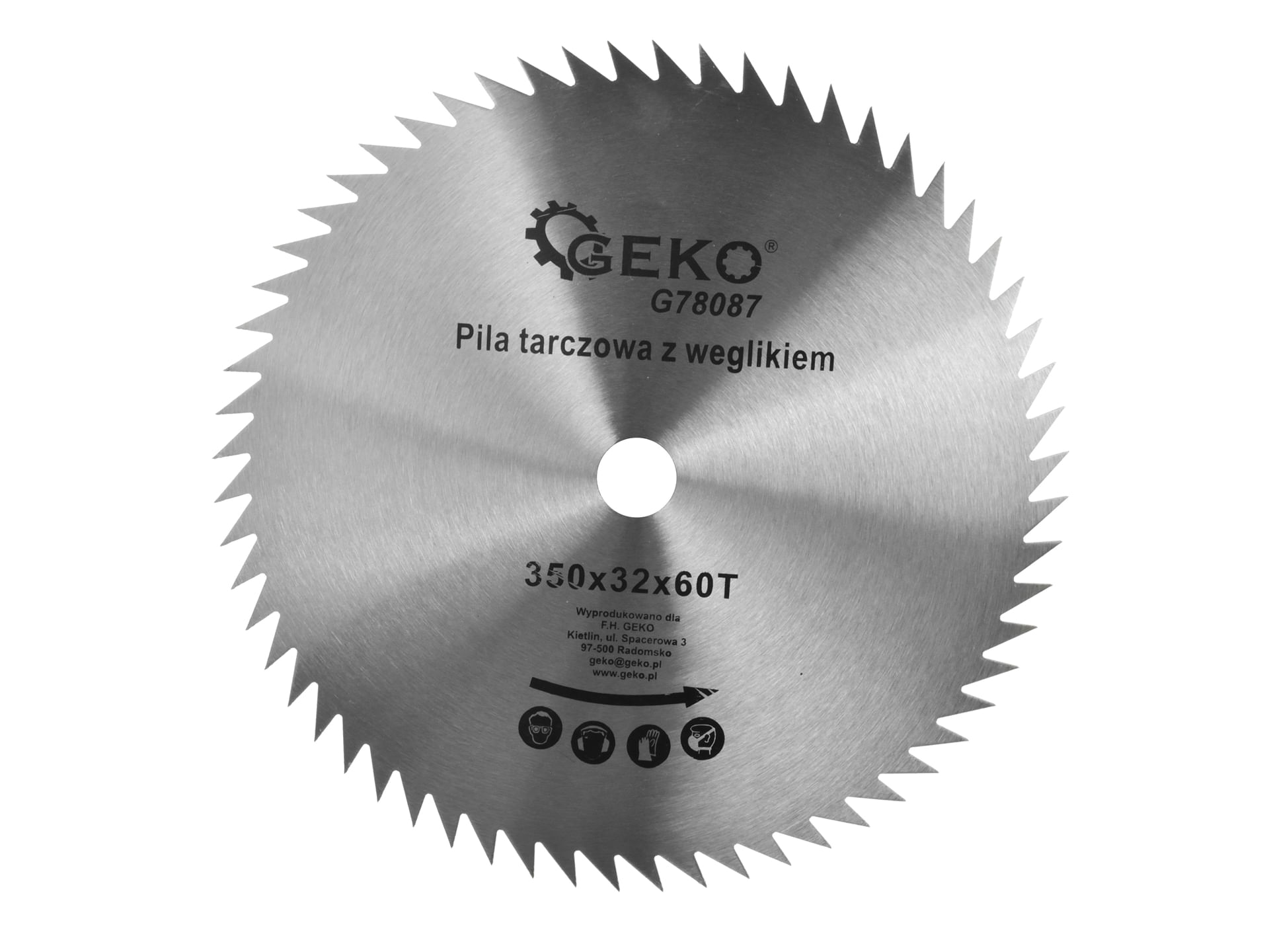 Disc pentru lemn 350x32x60T, Geko G78087