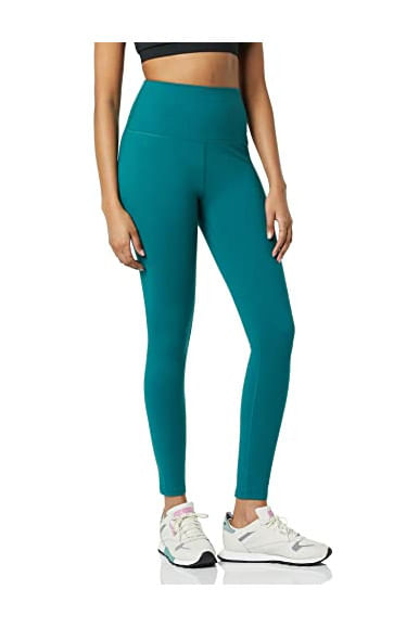 Colanti Core10 confortabili cu talie intalnta pentru femei , lungime intreaga 68.6 cm , marime xxl , culoare verde