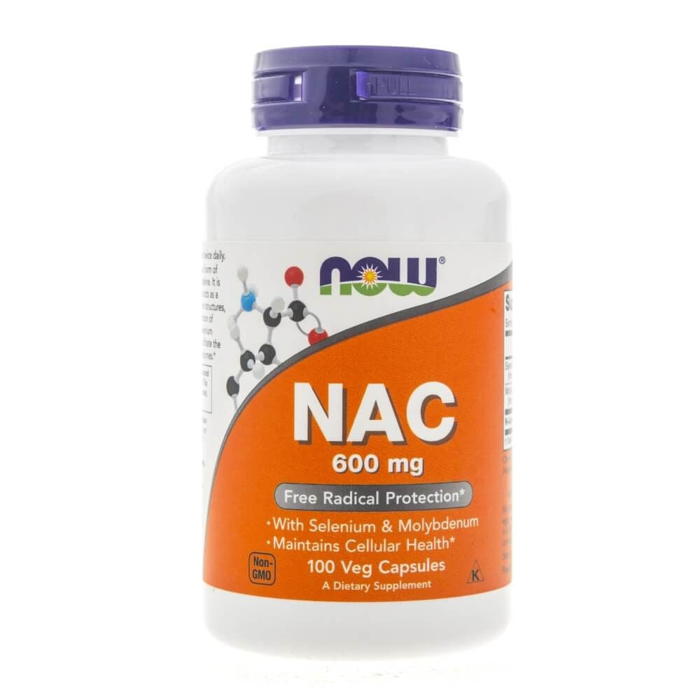 Supliment alimentar Now Foods, NAC, 600mg, 100 tablete