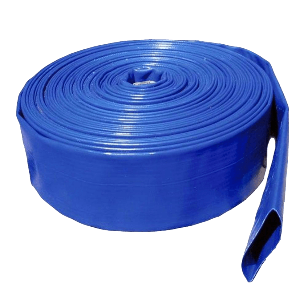 Furtun PVC LayFlat, 4\', 100m, albastru