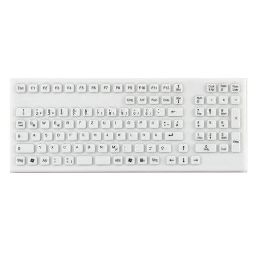 Tastatura Clinica InduProof Smart Hygienic Tkg 106 IP68, culoare alb