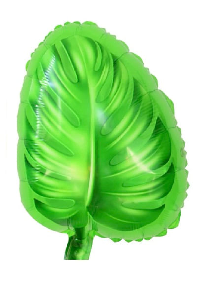 Set de 5 bucati de baloane,Model frunze tropicale si banda