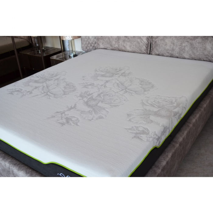 Saltea Wolke, 160 x 200 x 25 cm, memorie, cooling gel + latex — imaginea 2