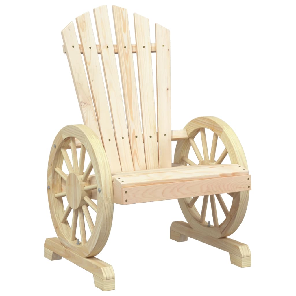 Set mobilier de gradina, 3 piese, lemn masiv de brad — imaginea 4
