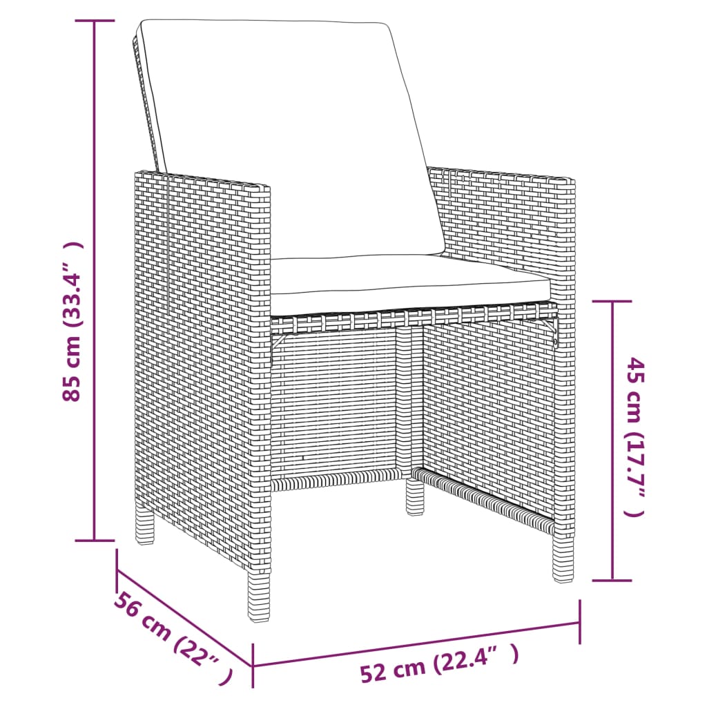 Set mobilier de exterior cu perne - 5 | YEO