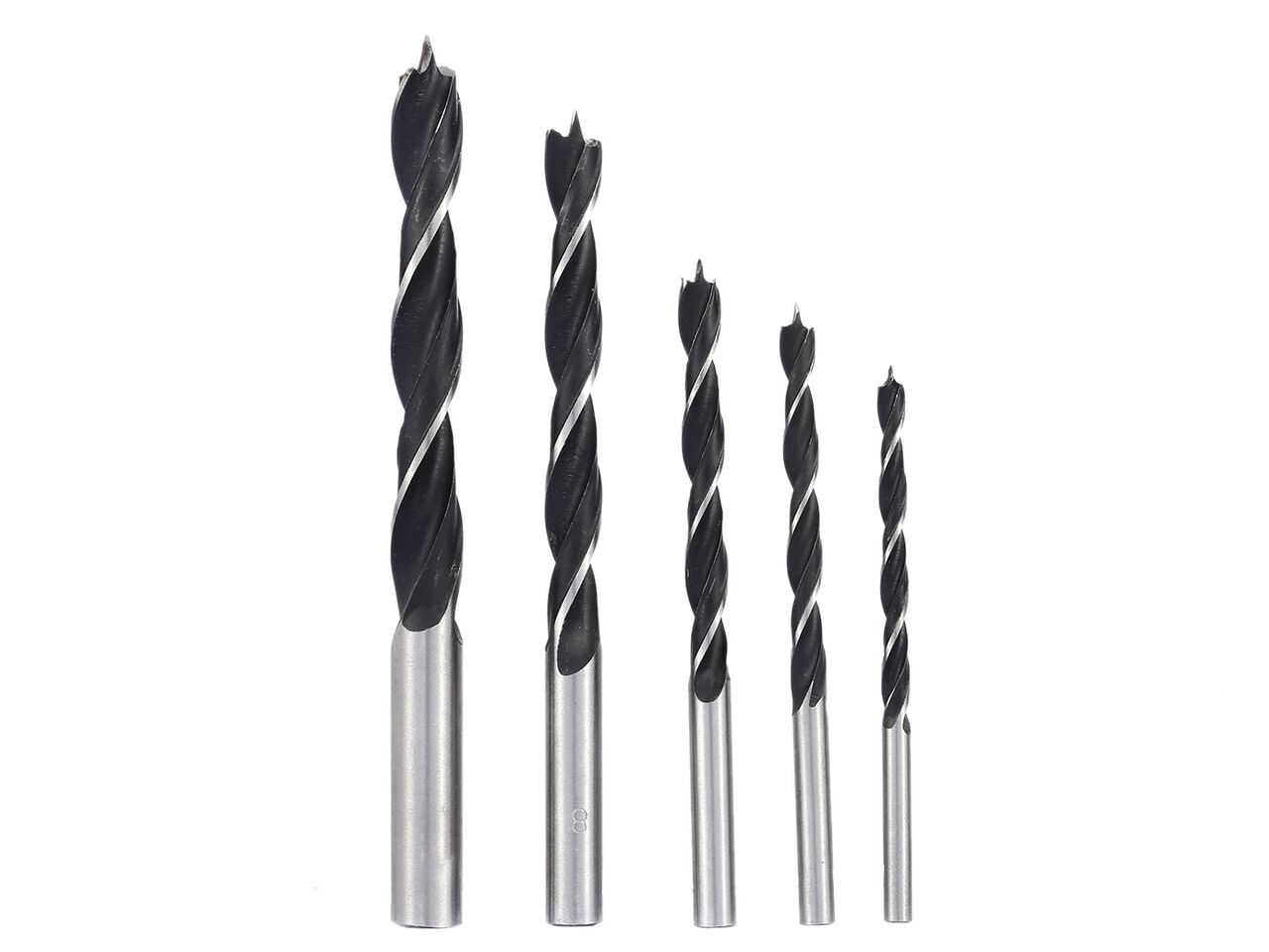 Set burghie pentru lemn de 5 piese  4-10mm, Geko,  G38100