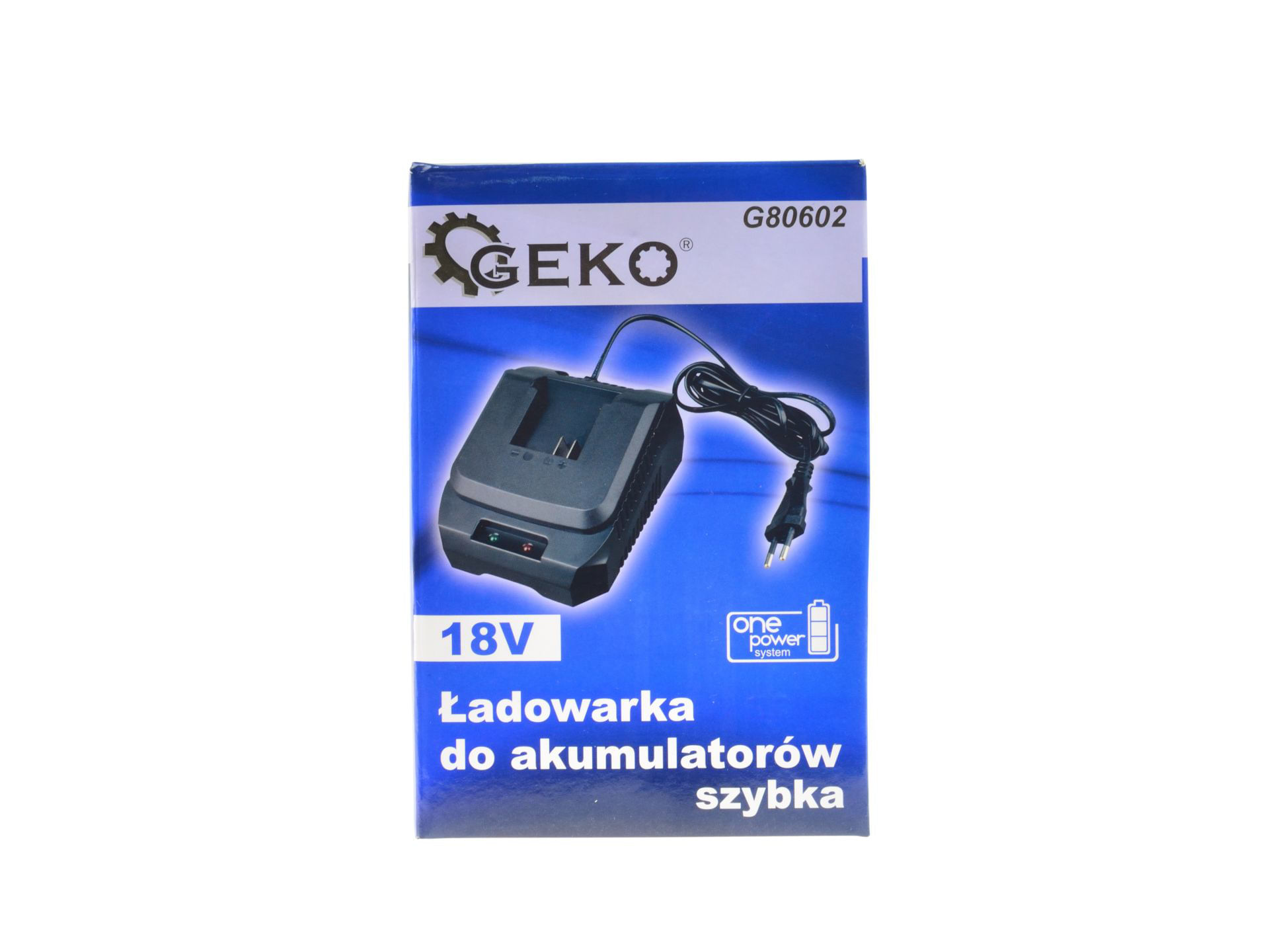 Incarcator rapid pentru acumulatori Li-ion 18 V, Geko G80602 - 3 | YEO