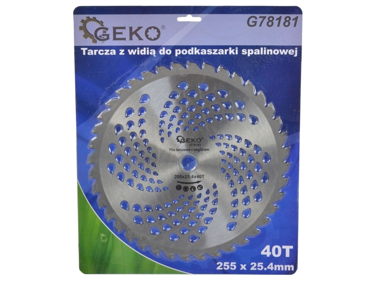 Disc pentru motocoasa 255x25,4mmx40T, GEKO G78181 - 2 | YEO