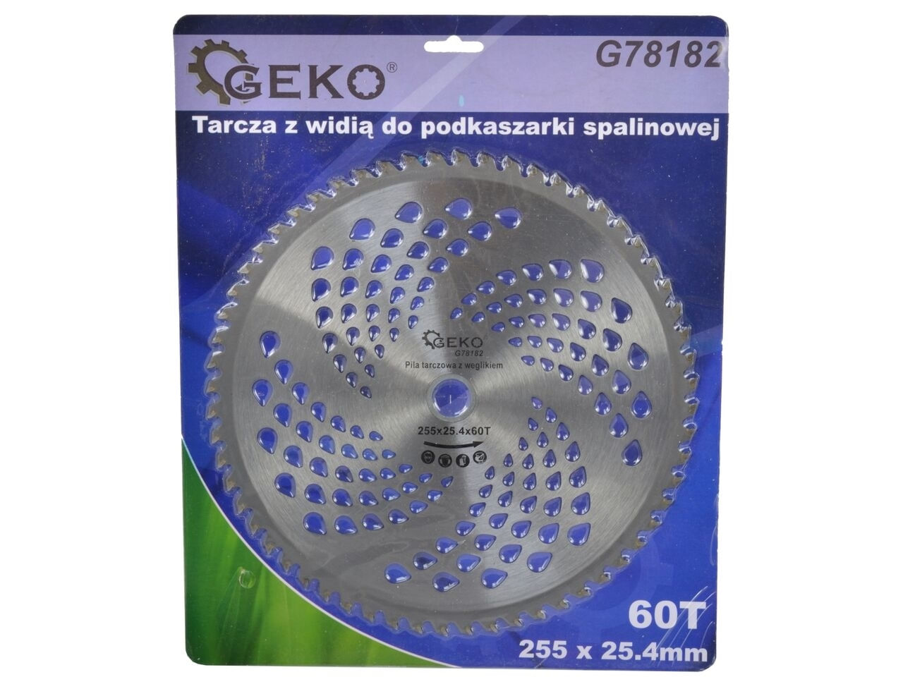 Disc pentru motocoasa 255x25,4mmx60T, Geko G78182 - 1 | YEO