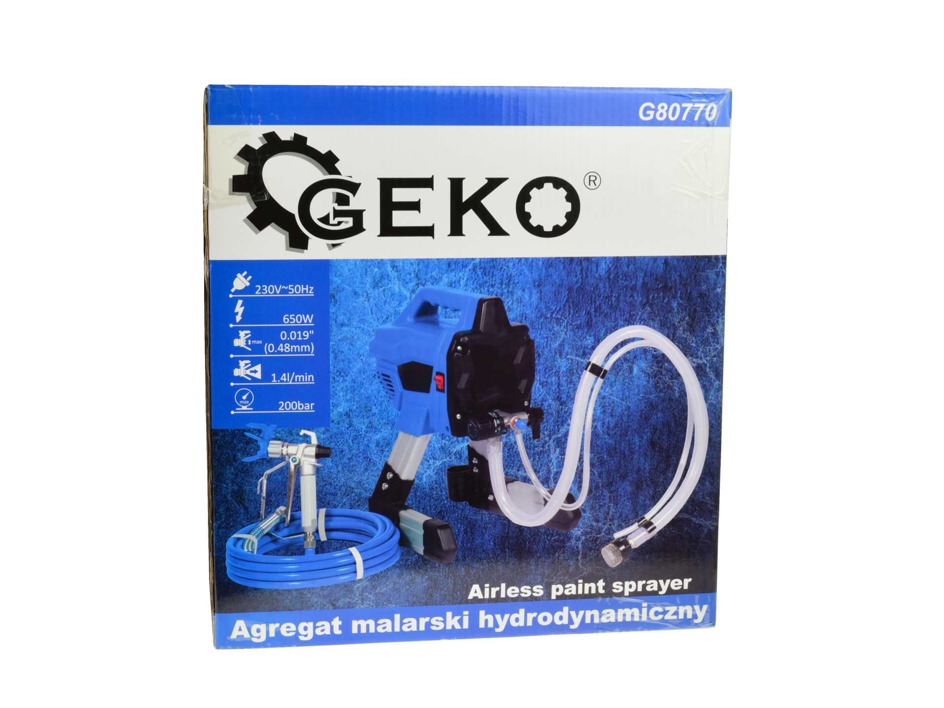 Aparat de vopsit fara presiune, GEKO G80770