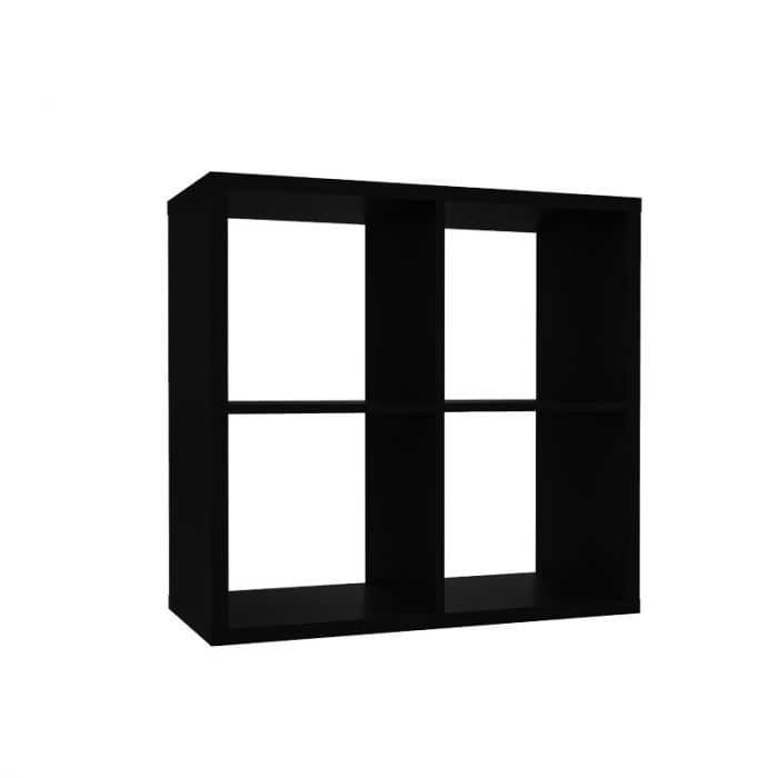 Raft Mauro, 73 x 73 x 33 cm, nuanta negru — imaginea 2