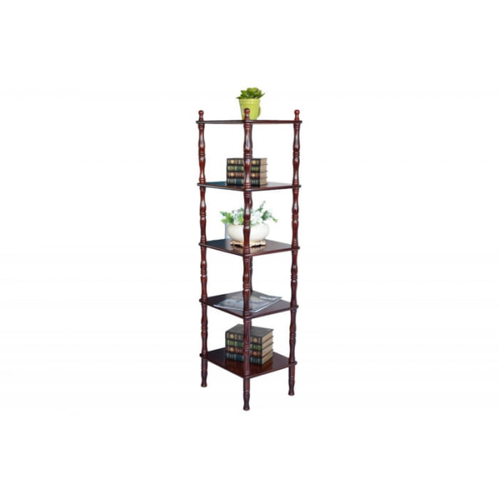 Raft Berry, 40 x 152 x 34 cm, 5 polite, nuanta maro — imaginea 4