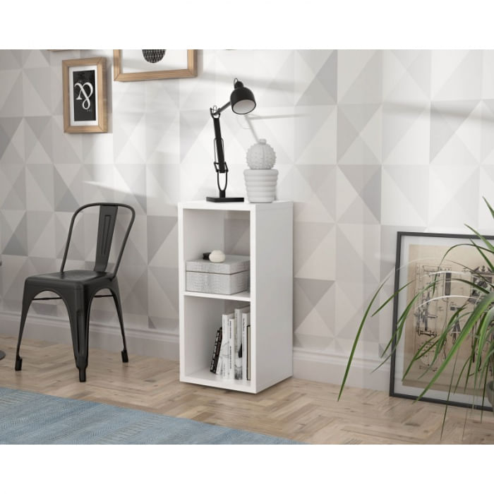 Raft Mauro, 39.5 x 73 x 33 cm, nuanta alb — imaginea 3