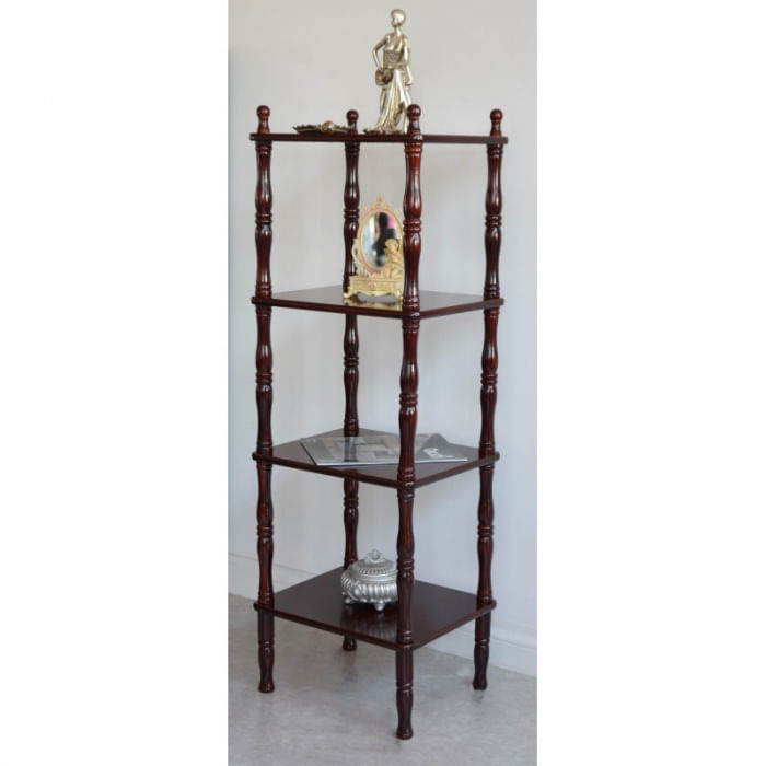 Raft Berry, 40 x 117 x 34 cm, 4 polite, nuanta maro — imaginea 2