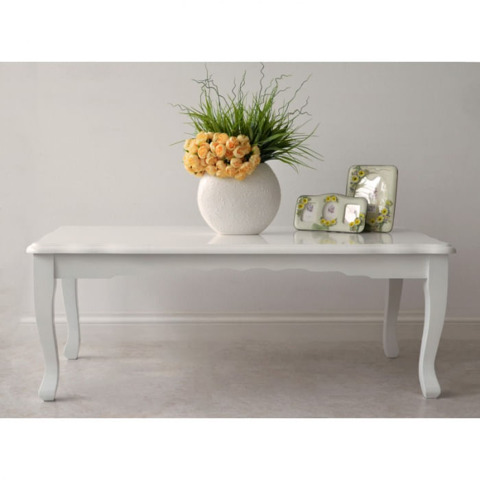 Masuta Anabella, 120 x 43 x 60 cm, nuanta alb