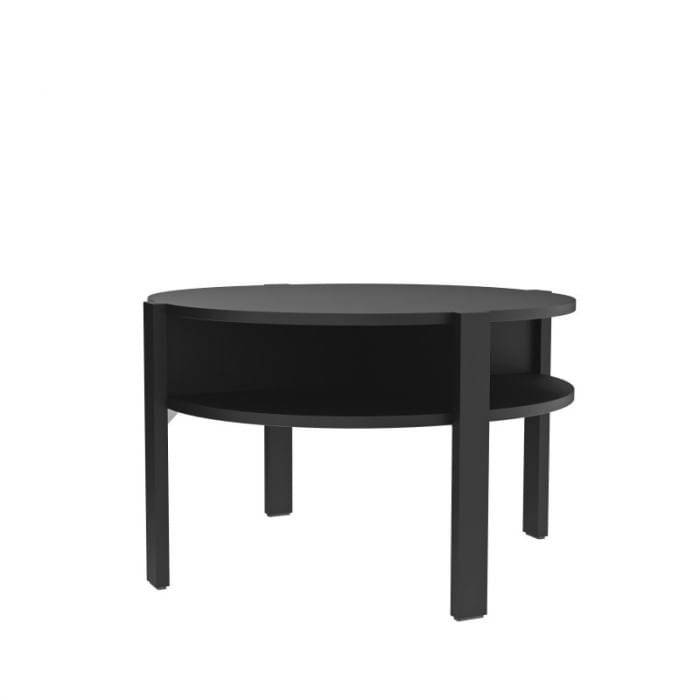 Masuta Mali, 74 x 45 x 74 cm, nuanta negru — imaginea 3