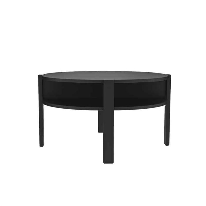 Masuta Mali, 74 x 45 x 74 cm, nuanta negru — imaginea 4