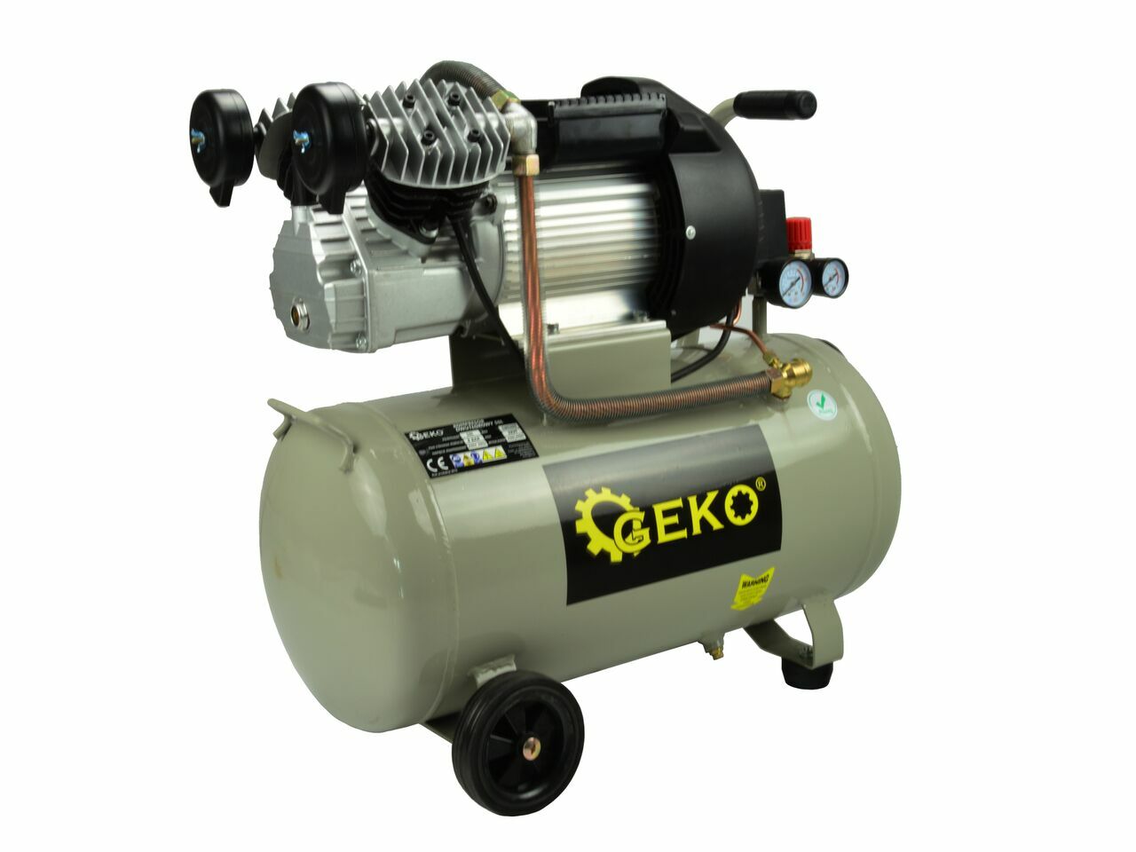 Compresor de 50L cu 2 pistoane 3kW 410 l/min, GEKO G80305 - 1 | YEO