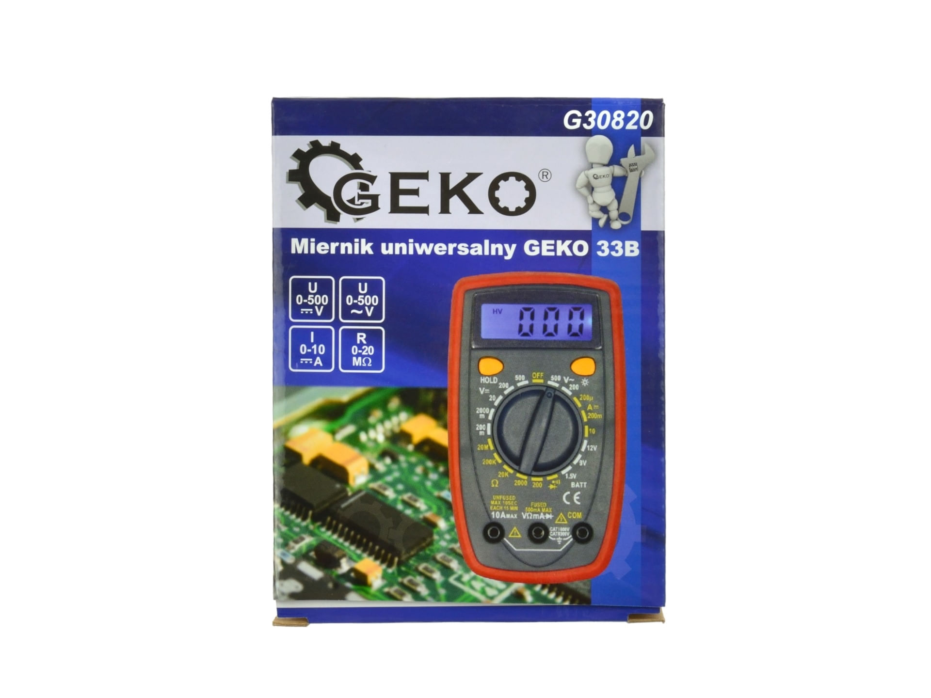 Tester digital universal 33B, GEKO G30820 - 4 | YEO