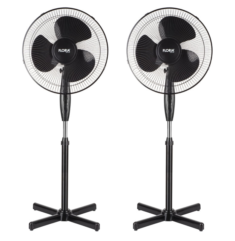Set 2 bucati Ventilator ZLN-3262, Negru Putere 40W, Diametru 40 cm,