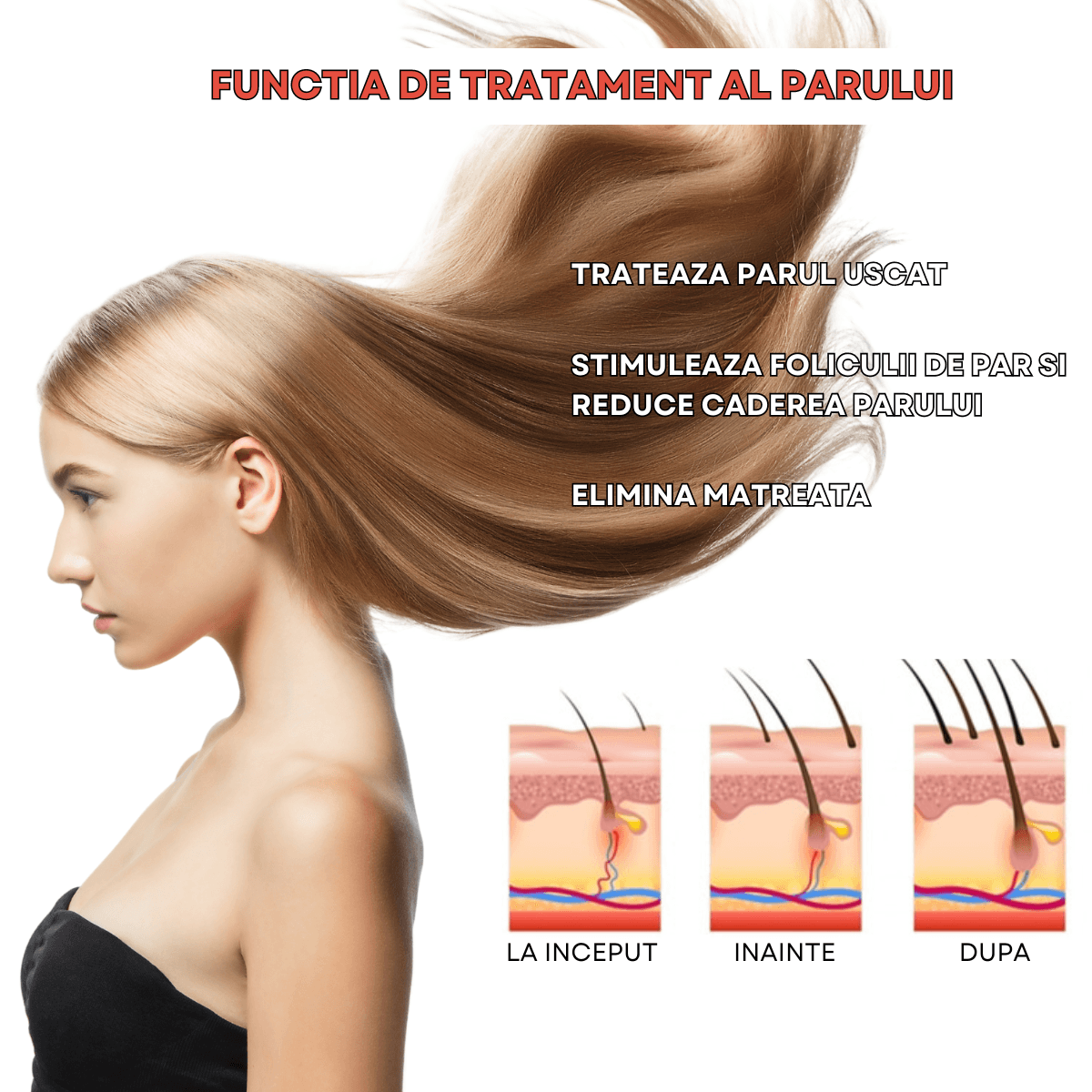 Aparat Electroderm ATOMKIT pentru ingrijirea pielii si parului,Tehnologie cu Argon de Inalta Frecventa si 7 Tuburi,Negru - 4 | YEO