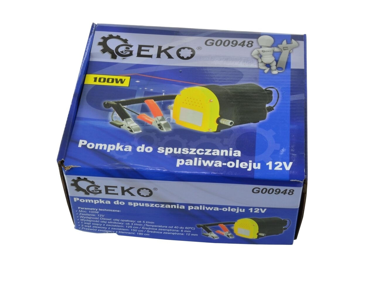 Pompa pentru transfer combustibil 12V, Geko G00948 - 2 | YEO