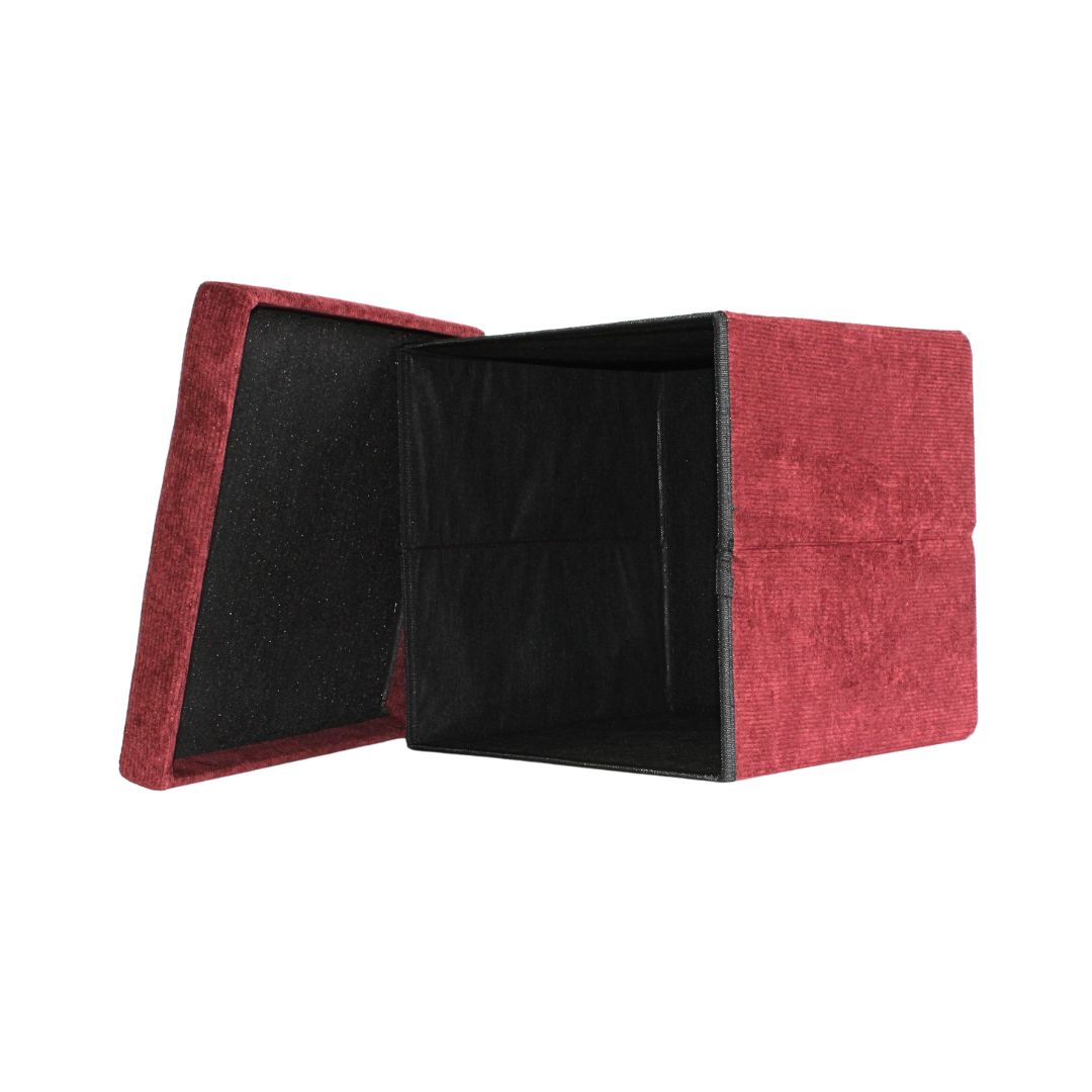 Taburet cu spatiu depozitare 38x38x38 cm reiat grena