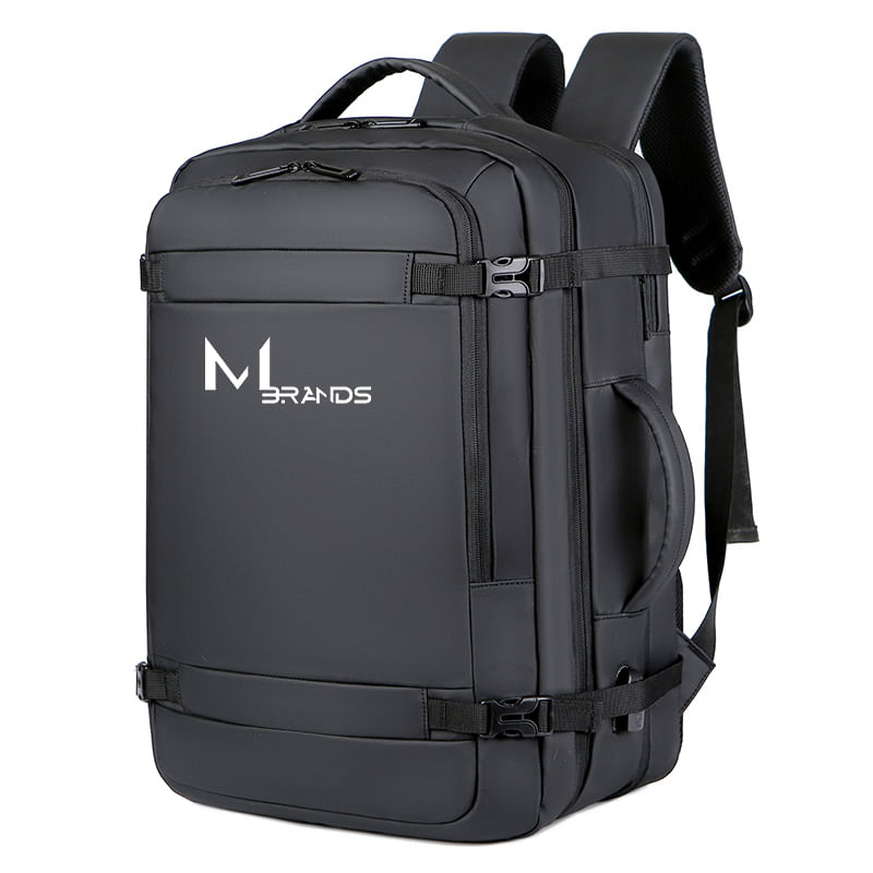 Rucsac MBrands Smart, port USB, buzunar laptop 15.6, impermeabil, capacitate mare cu extindere pana la 32L