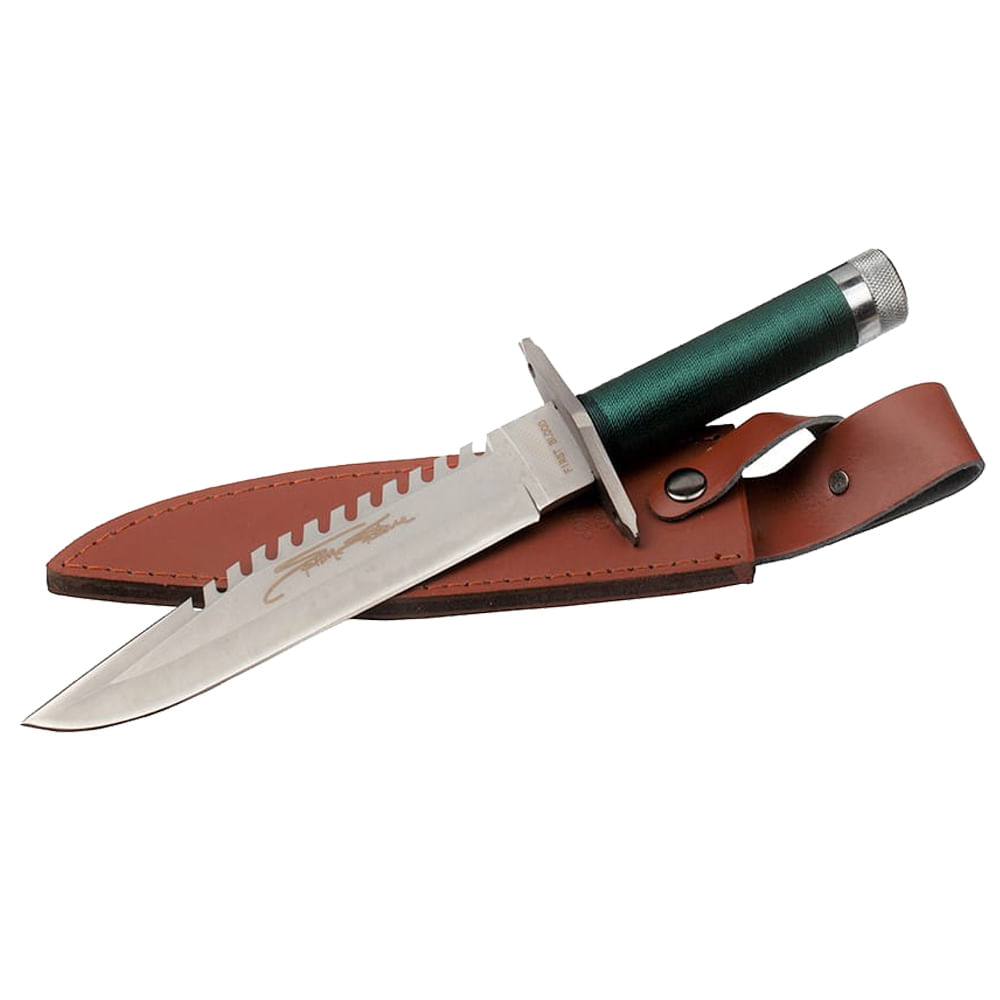 Set doua Cutite de vanatoare, Tactical Knife, IdeallStore®, otel inoxidabil, verde, 35 cm - 4 | YEO