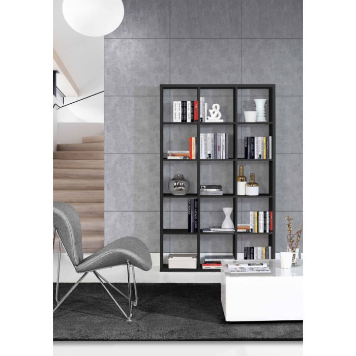 Raft Mauro 107x176x33 cm Nuanta Negru — imaginea 3