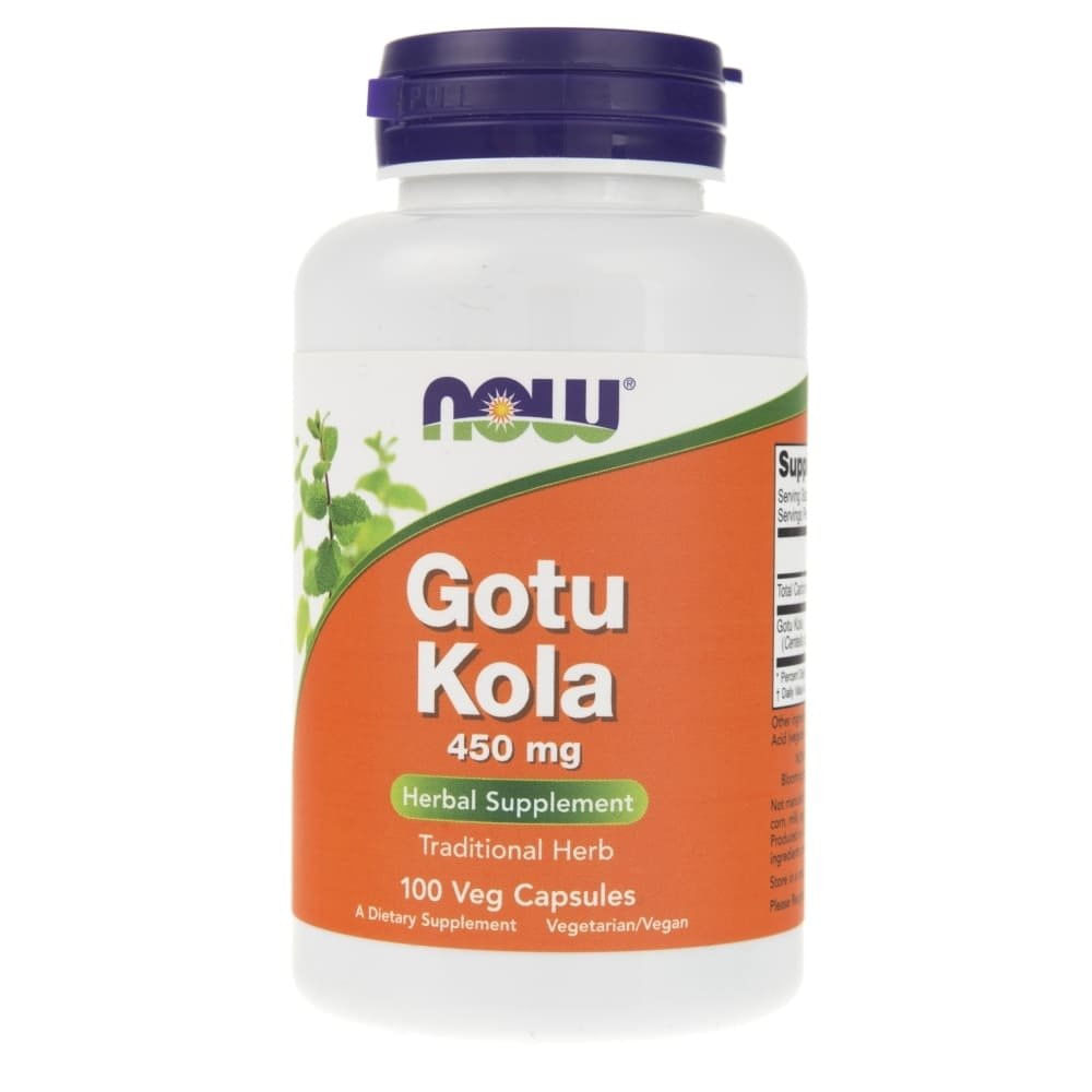 Supliment nutritiv Gotu Kola Now Foods, 450 mg, 100 capsule