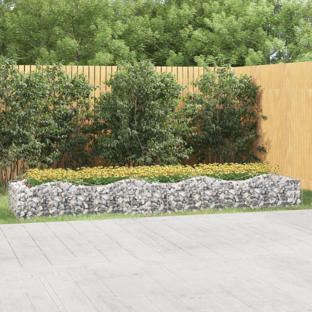 Strat inaltat cu gabion arcuit - 1 | YEO