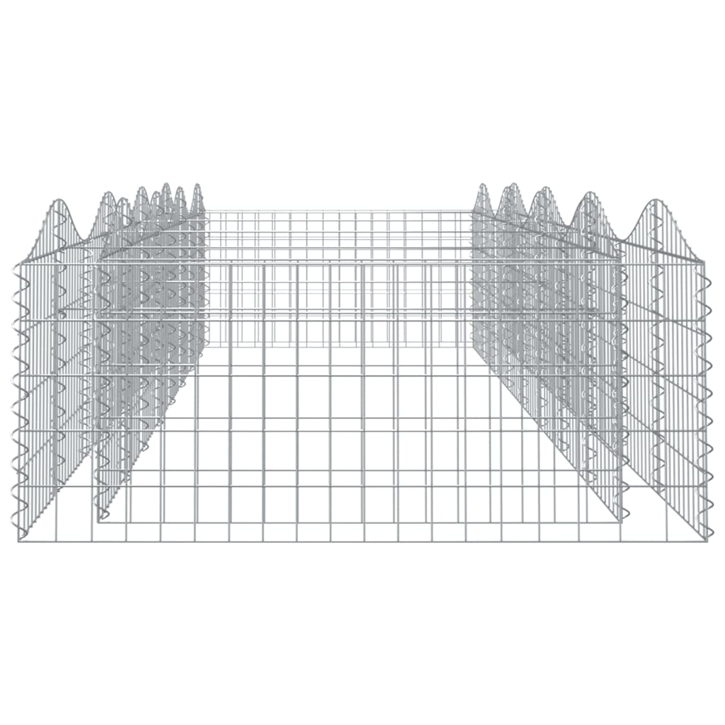 Strat inaltat cu gabion arcuit - 3 | YEO