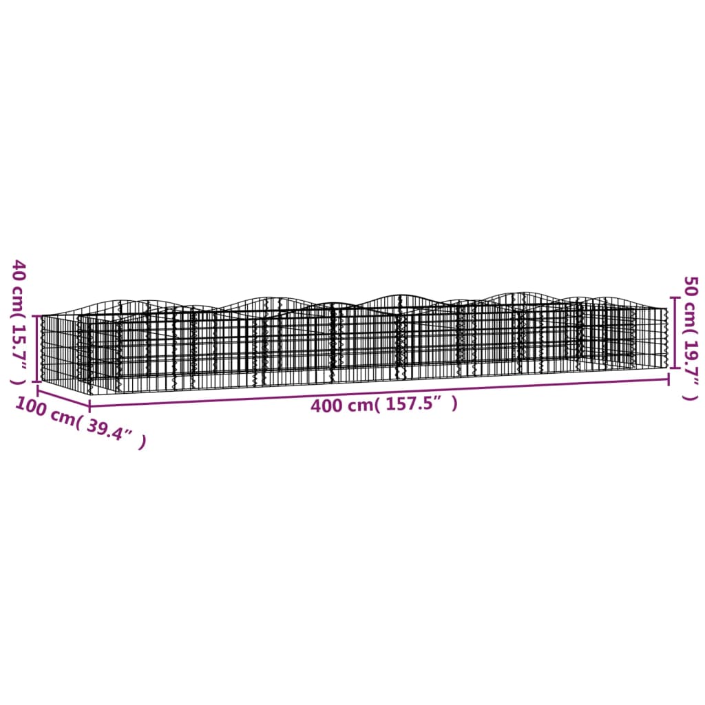 Strat inaltat cu gabion arcuit - 4 | YEO