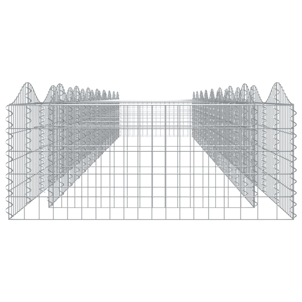 Strat inaltat cu gabion arcuit - 3 | YEO