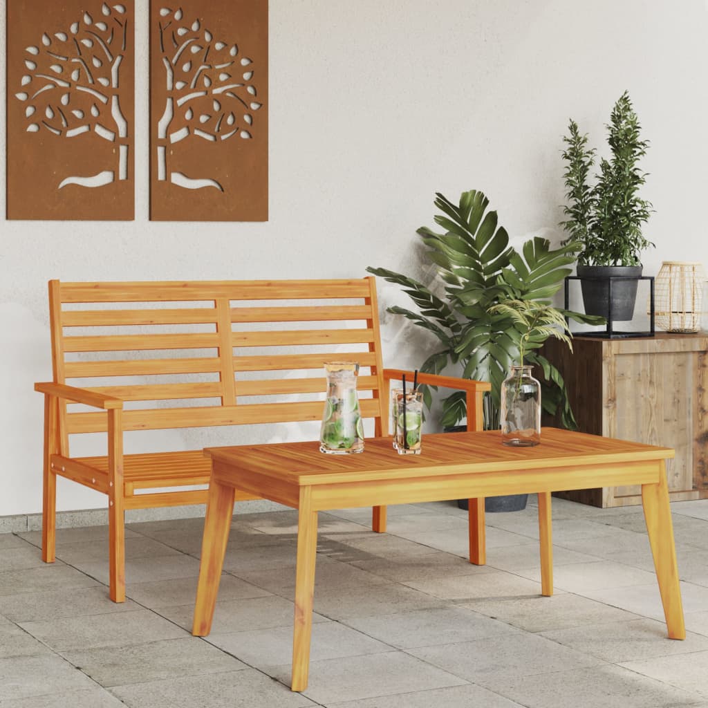 Set de gradina, lemn masiv de acacia — imaginea 2