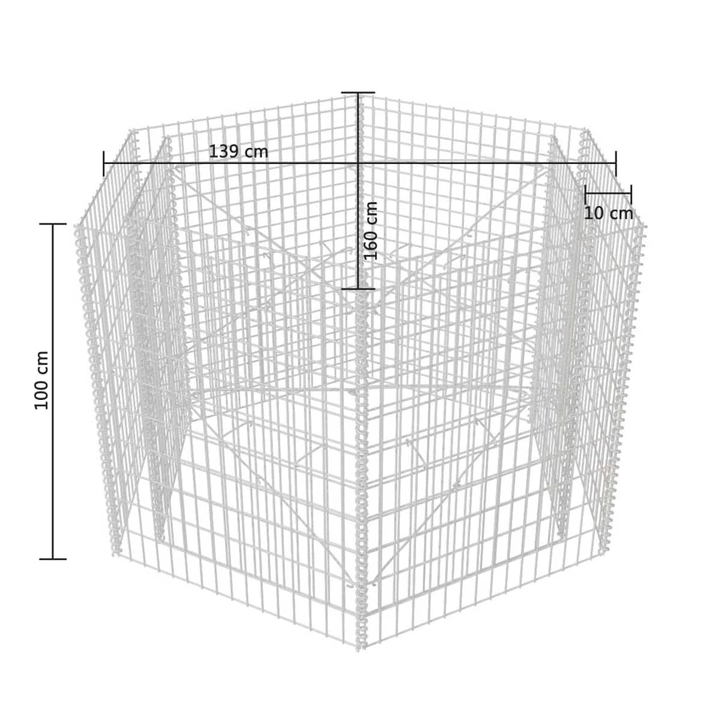 Strat inaltat gabion hexagonal - 4 | YEO